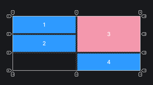 Пример реализации свойства grid-auto-flow со значением column.