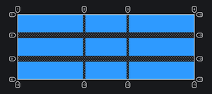 Пример реализации свойств column-gap и row-gap.