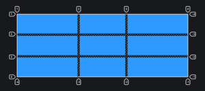 Пример реализации свойств-шорткатов grid-column, grid-row.